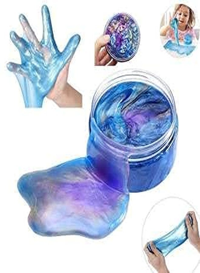 ManaBee Slime Kit (Pack of 2) Non-Toxic Clear Soft Magic Clay Putty Mud Stress Relief Jelly Toy for Kids and Adult Colorful Slime with Toy and Animals - Image 4